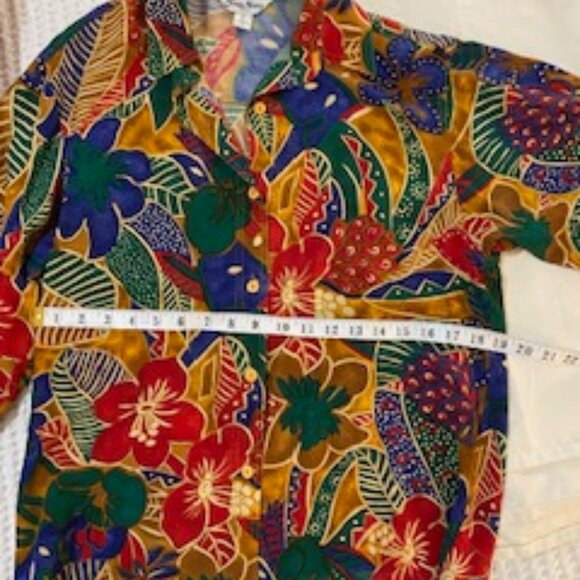 FraNces Paris Washable 100% Silk Shirt M - Picture 12 of 14